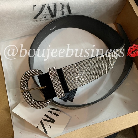 ZARA Sparkly Bejeweled Belt - Picture 6 of 7